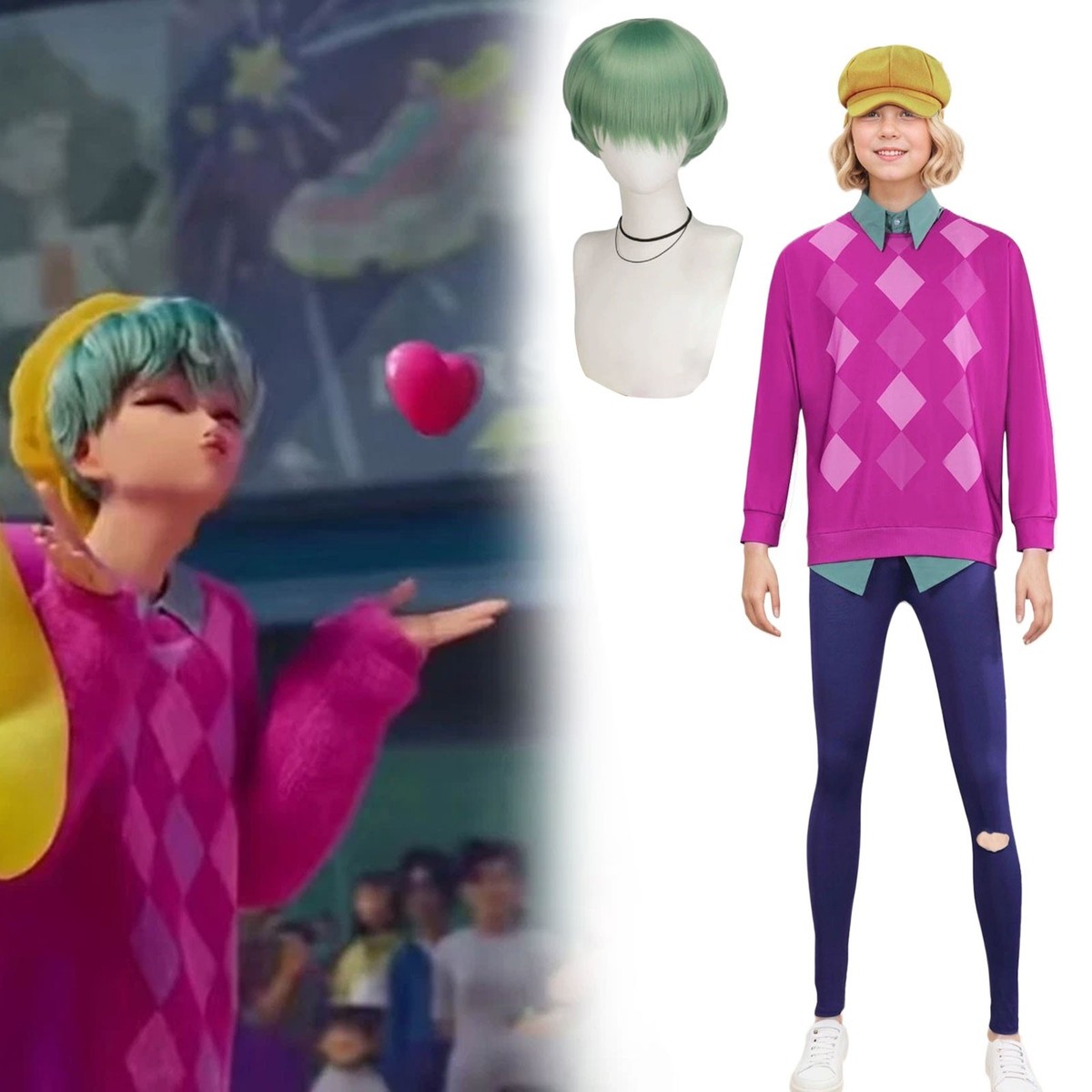 K-Pop Demon Hunters Baby Saja Boys Cosplay Book Week Costume - Main Image