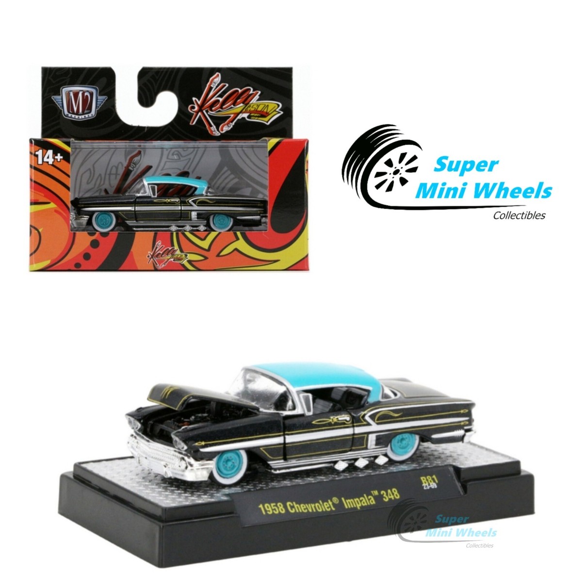 M2マシーンズCHEVROLET 1958 LCF & Impala M2 Machines 1958 Chevrolet Impala EDELBROCK Limited Edition