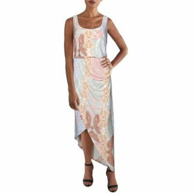 Orange INC Peach Scoop Neck Asymmetric Blouson Maxi Dress | eBay Orange INC Peach Scoop Neck Asymmetric Blouson Maxi Dress | eBay