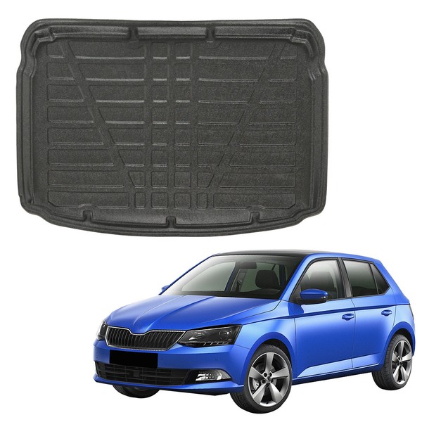 Kofferraumwanne Laderaumwanne FüR Skoda Fabia 3 2014-2020 SchräGheck Antirutsch-image