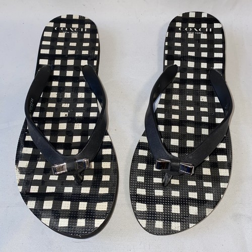 ebay coach flip flops