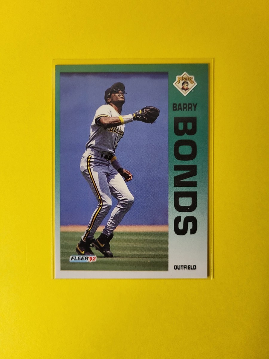 Barry Bonds Baseball Card Set - Blue and Yellow