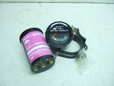 12 volt battery charge indicator meter kit, forklift, golf cart, yale, hyster