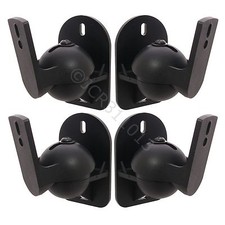 4 Surround sound speaker brackets Wall mount for Bose - Set of 4 black brackets