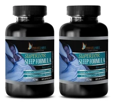 5-htp and tryptophan - SLEEP SUPPORT 952mg - sleeping aid all natural - 2 Bottle