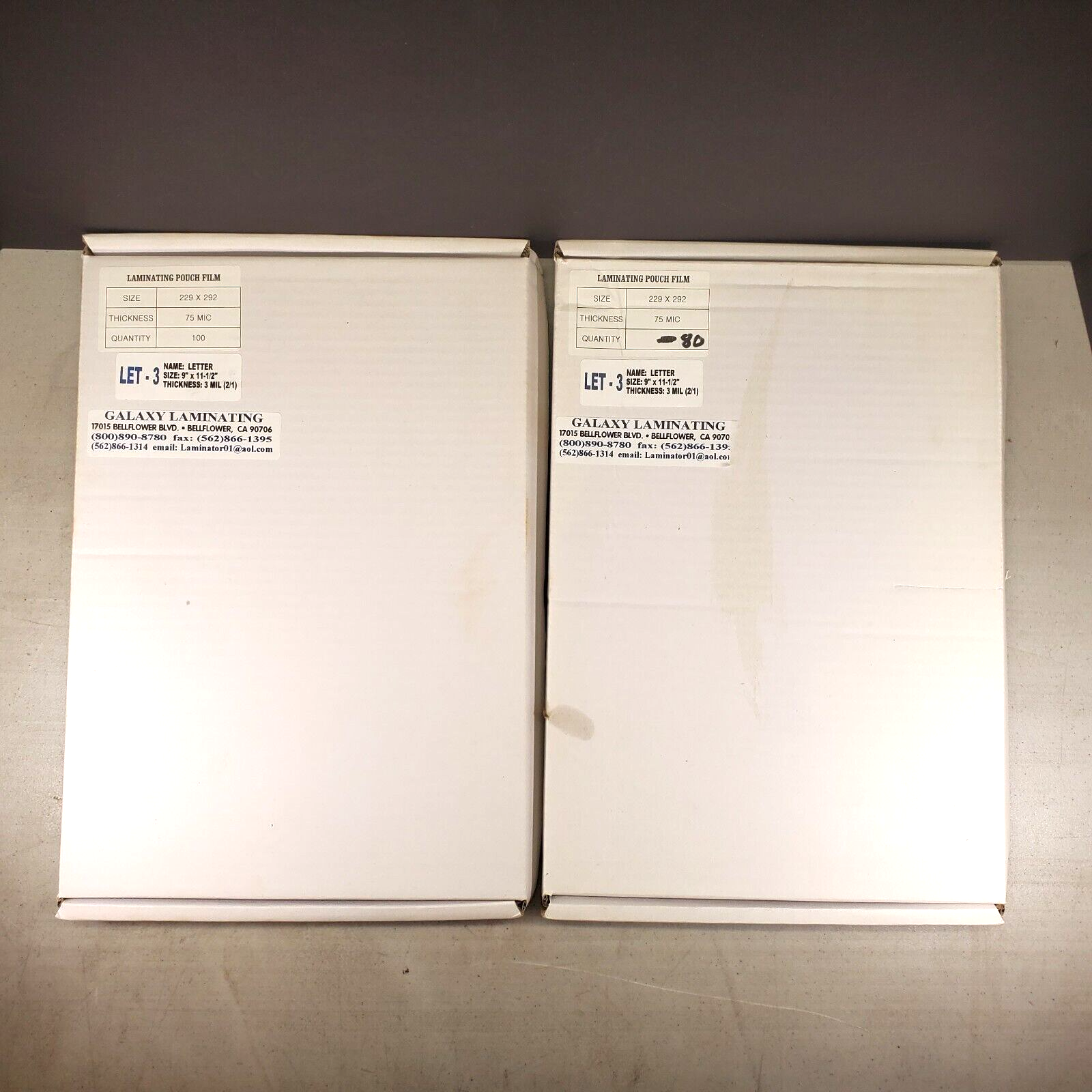 3 Mil Thermal Laminating Pouches 180 count 9