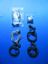 Lot 5 Wired Earbuds. Black  Gray. NewWOT. Open box. Includes 6 Earbud Tip Pairs