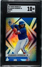 2021 Panini Chronicles #5 Vladimir Guerrero Jr. Phoenix HOLO SILVER PRIZM SGC 10