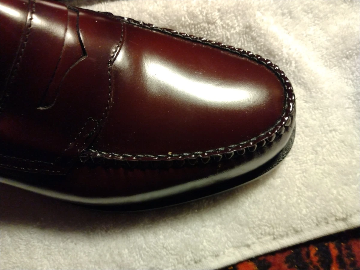 GH Bass Mens Dark Brown Leather Walter Shoe Size 11