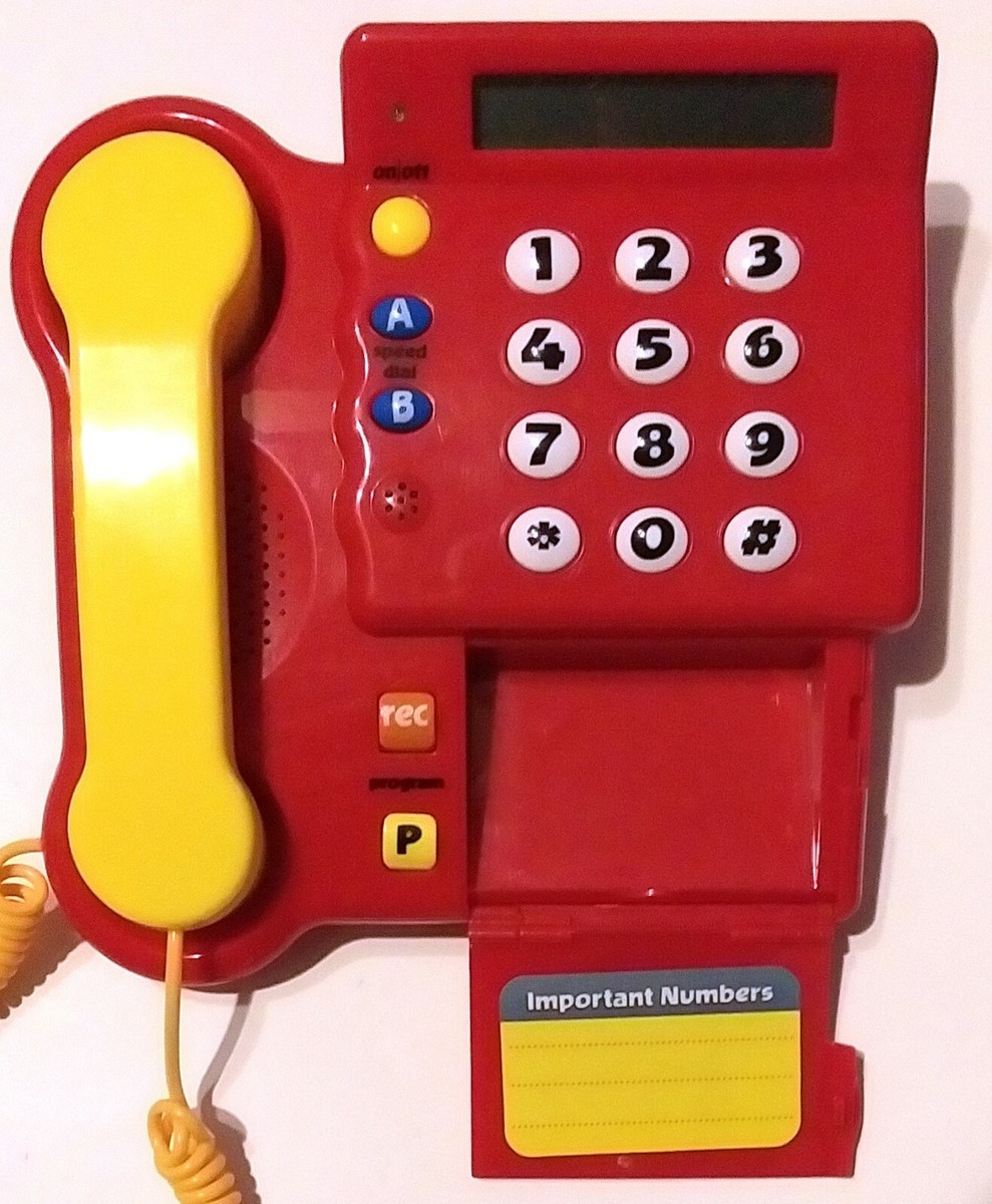 LEARNING RESOURSES 911 KIDS TEACHING EMERGENCY CALL RED TELEPHONE