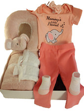 Baby Shower Gift Box Girl Elephant Themed