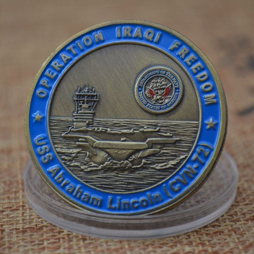 7 Pcs/Set Sanit George Gift Challenge Coin World Saint Operation Iraqi Freedom - Picture 6 of 12