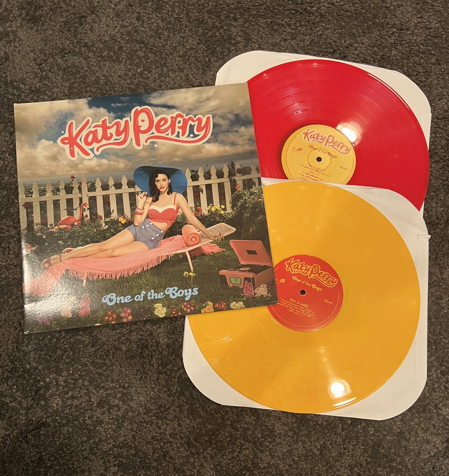 one of the boys (original 1st pressing marbled yellow & red vinyl ...