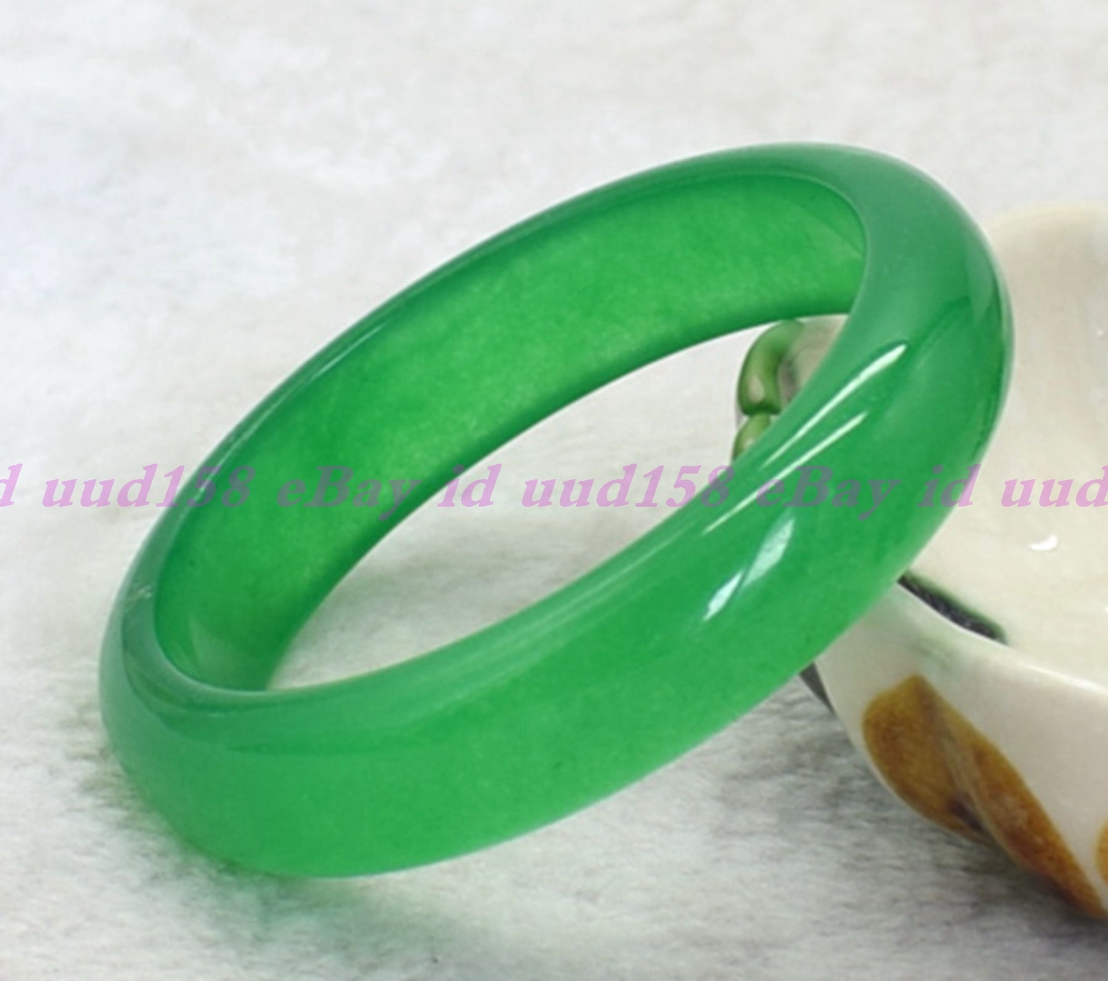 58 60mm Certified Natural GREEN Jadeite JADE Bracelet Bangle 2008-in