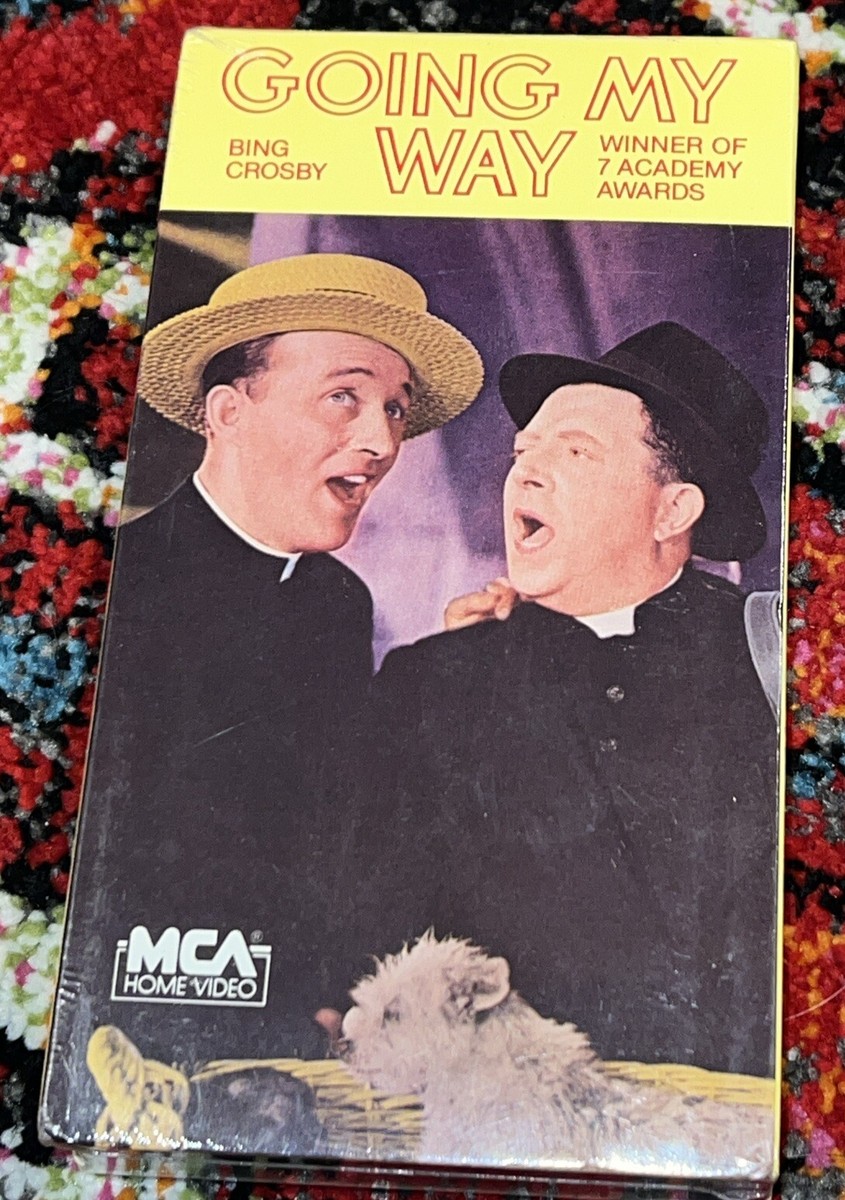 Going my way! ssp ごとカド Going My Way (1944) VHS Bing Cosby Vintage 1944 Movie STILL SEALED