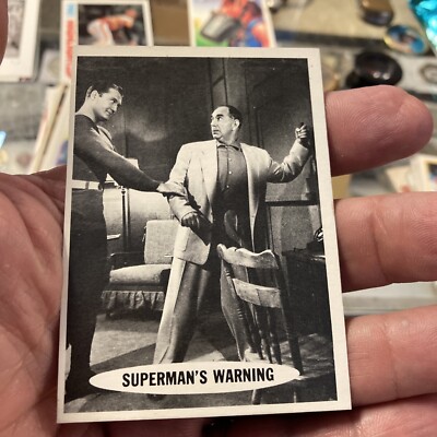 1966 Topps Superman # 21 Superman's Warning