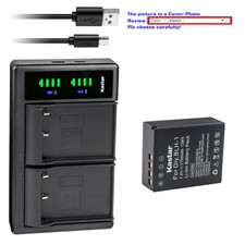 Kastar Battery LTD2 Charger for Olympus BLH-1 BCH-1 Olympus OM-D E-M1 Mark II