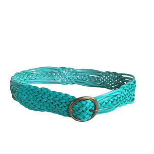 Ralph Lauren R67 Turquoise Sued braided Belt .Sz Small RLX Ralph Lauren Braided Belt | Shopbop main image 4