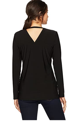 Tribal Damen L/S Strickjacke mit V-Ausschnitt, schwarz, Größe XS - Bild 3 von 3