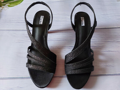 Women C'est Bon Ladies Heel Slip On Party Office Daily Shoes Black