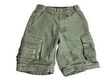 Boy Scouts of America Shorts Youth 8 24x9 Army Green Cargo Pocket Outdoor Boys