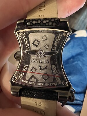 Invicta Swiss Made Hourglass Stingray Watch Model 2433 (Needs Bat) #8411 Movado swiss made ( does not work) main image 4