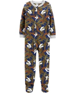 carters fleece footed pajamas