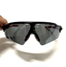 Oakley Radar EV Path Polarized Sunglasses Men's 009275-06 with Bag Black Red