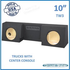 Regular Cab / Single Cab Truck 10" Dual Sealed TW3 Sub Box Subwoofer Enclosure