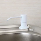 Kitchen Sink Soap Dispenser White Painting ABS Liquid Soap Lotion Dispenser