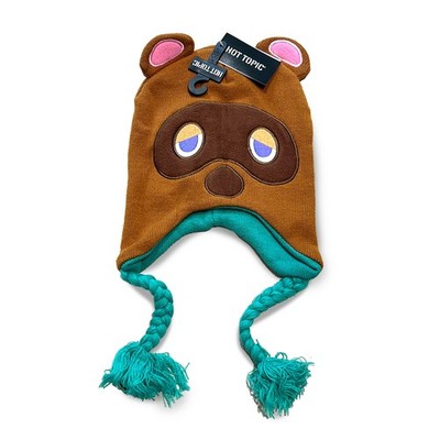 Animal Crossing Tom Nook Tassel Beanie new with tags Gaming Anime Kawaii Cute