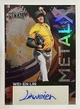 2026 LEAF METAL BASEBALL WEI-EN LIN TRUE #1/1 METAL X PRISMATIC AUTO #MX-WEL