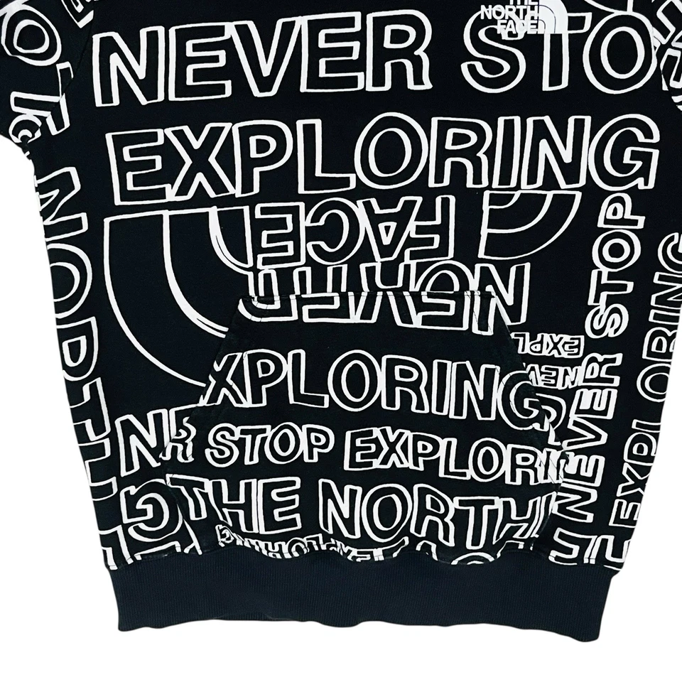 Sudadera con Capucha Pullover Estampado Gráfico The North Face Niños Niños Talla L 12 Foto 4 de 4