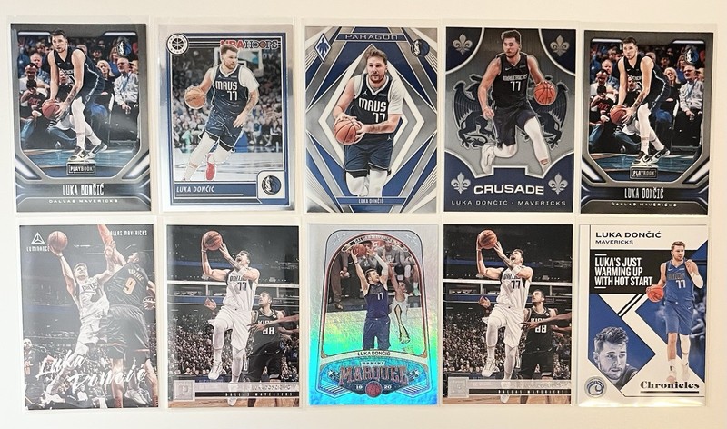 LUKA DONCIC Panini Lot (10) Dallas Mavericks LA Lakers