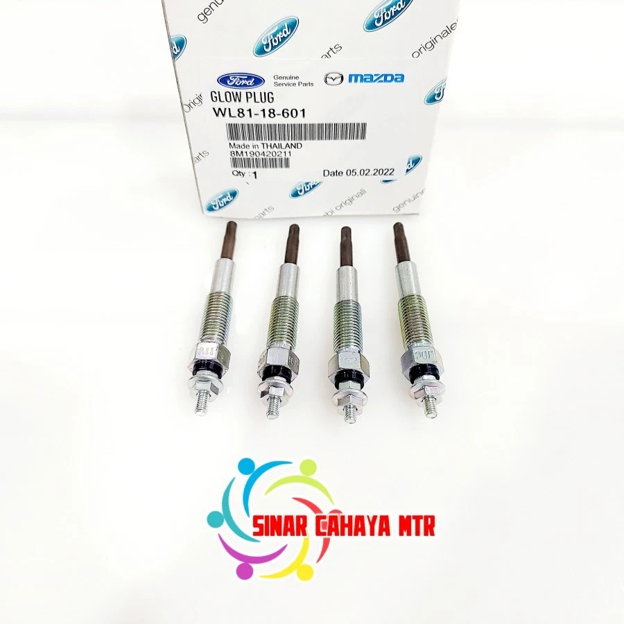 Conjunto de bujía incandescente de motor para Ford Ranger 1999-2006 WL81-18-601 OEM/Original Foto 2 de 3