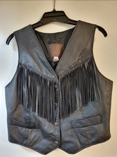 Walter Dyer Womens Motorcycle Leather Fringe ...