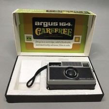 ARGUS Carefree 164 Camera with Original Box, Carrying Cord And Manual.