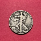 (1) Beautiful Toned Antique 1920-S Walking Liberty Half Dollar CHOICE F-FINE