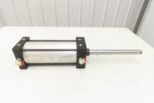 TRD Bimba Pneumatic Air Cylinder 4" Bore 8" Stroke 250 PSI 10.25" Extended Rod
