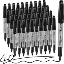 Permanent Markers, 40 Packs Permanent Markers Bulk, Quick Drying in One Second,