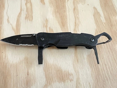 Leatherman Crater C33SX Retired Black Knife and Multi Tool - Great condition