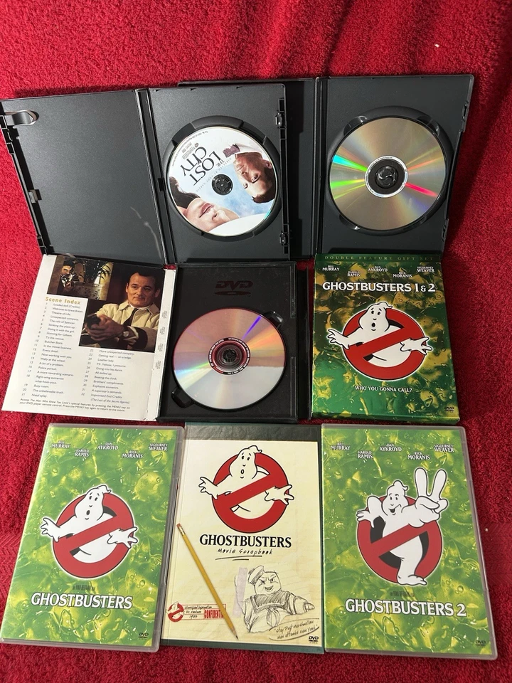 Bill Murray 5 DVD LOT Groundhog Day Ghostbusters 1 &2 Knew Too Little Lost City - Image 3 of 4