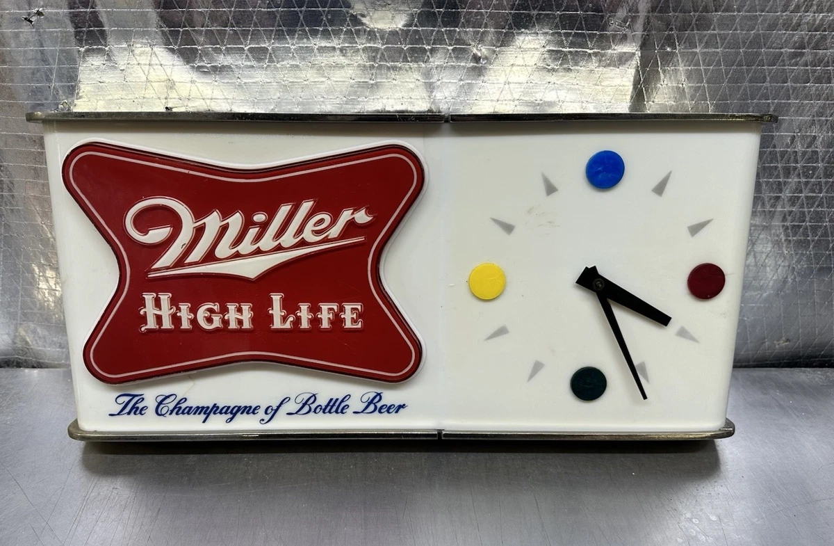 Miller High Life Clock In Collectible Miller Signs & Tins for sale