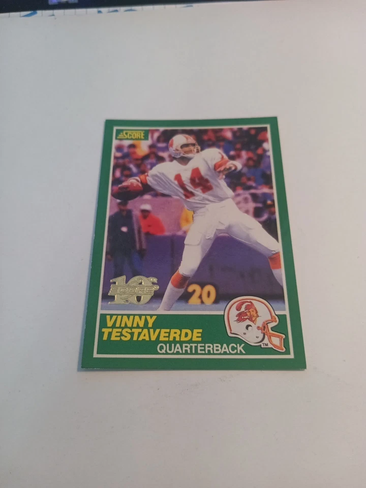 1999 SCORE 10TH ANNIVERSARY /1989 VINNY TESTAVERDE BUCS - Image 2 of 4