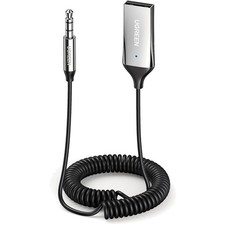 Dual Device Bluetooth 6.0 Receiver for Aux Input and Hands-Free Audio Experience