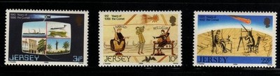 JERSEY 1986 Halley Comet 3v MNH **