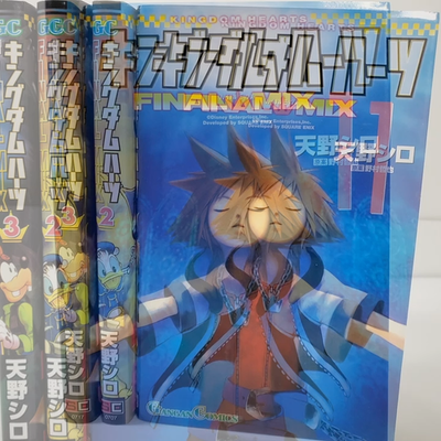 Kingdom Hearts Final Mix Manga Vol.1–3 Complete Set Square Enix
