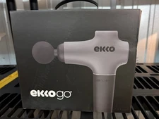 Ekko Go Percussive Therapy Sports Massager Gray Black 3 Tip New See Packaging 