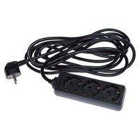 Steckdosenleiste Steckleiste 3 Fach, 5 M Kabel 3X1,5Mm² Mit Schutzkontakt