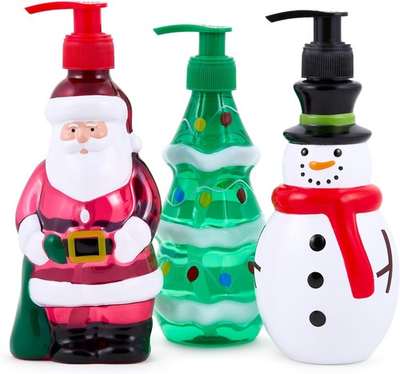 #ad Simple Pleasures Snowman Santa Tree 3 Pack Soap $25.21